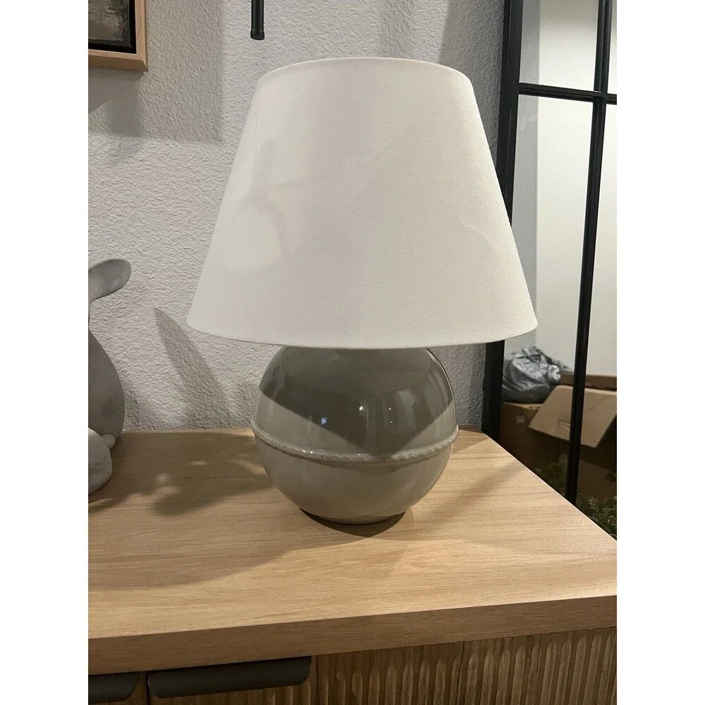 Medium Ceramic Table Lamp Green - Threshold designed with Studio McGee RARE